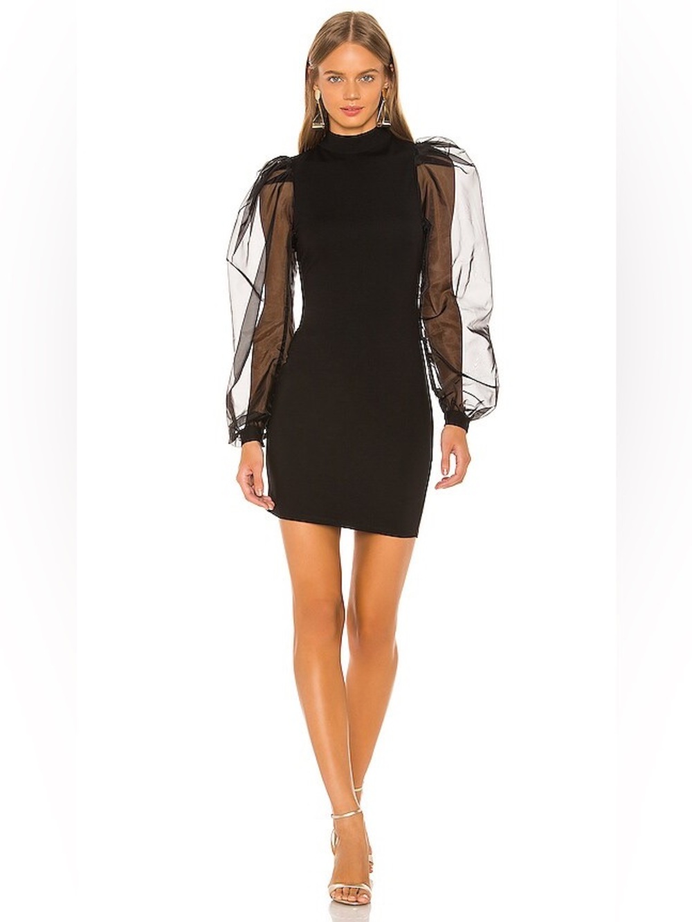 NBD Bao Dress in Black M